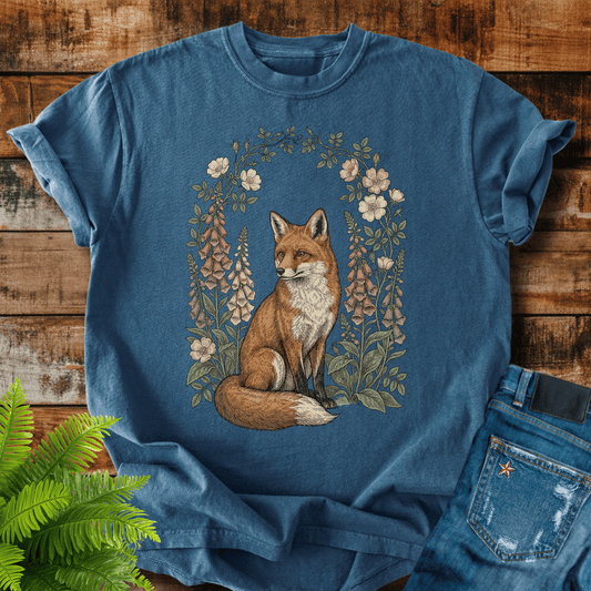 Floral Fox T-shirt