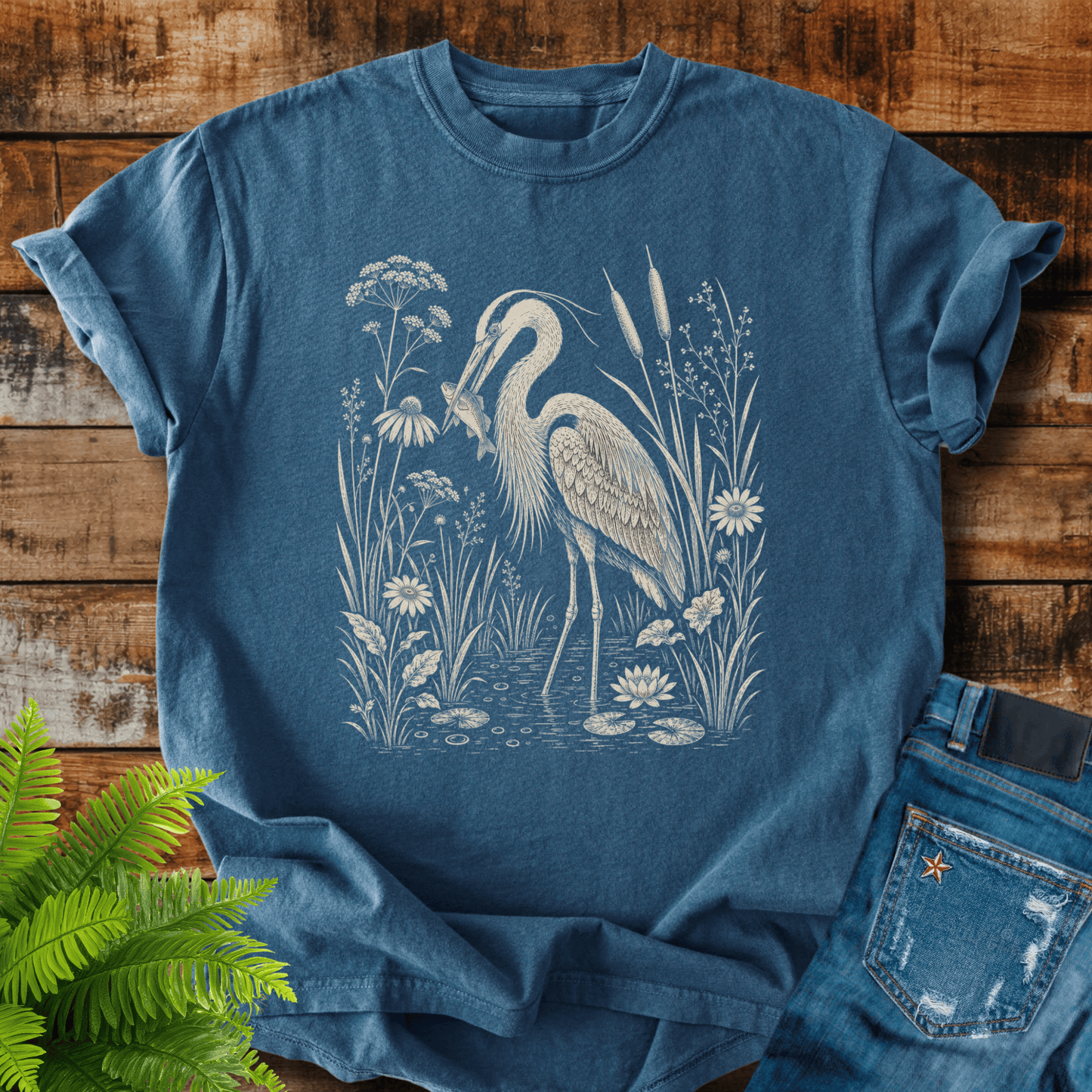 Heron Floral T-shirt