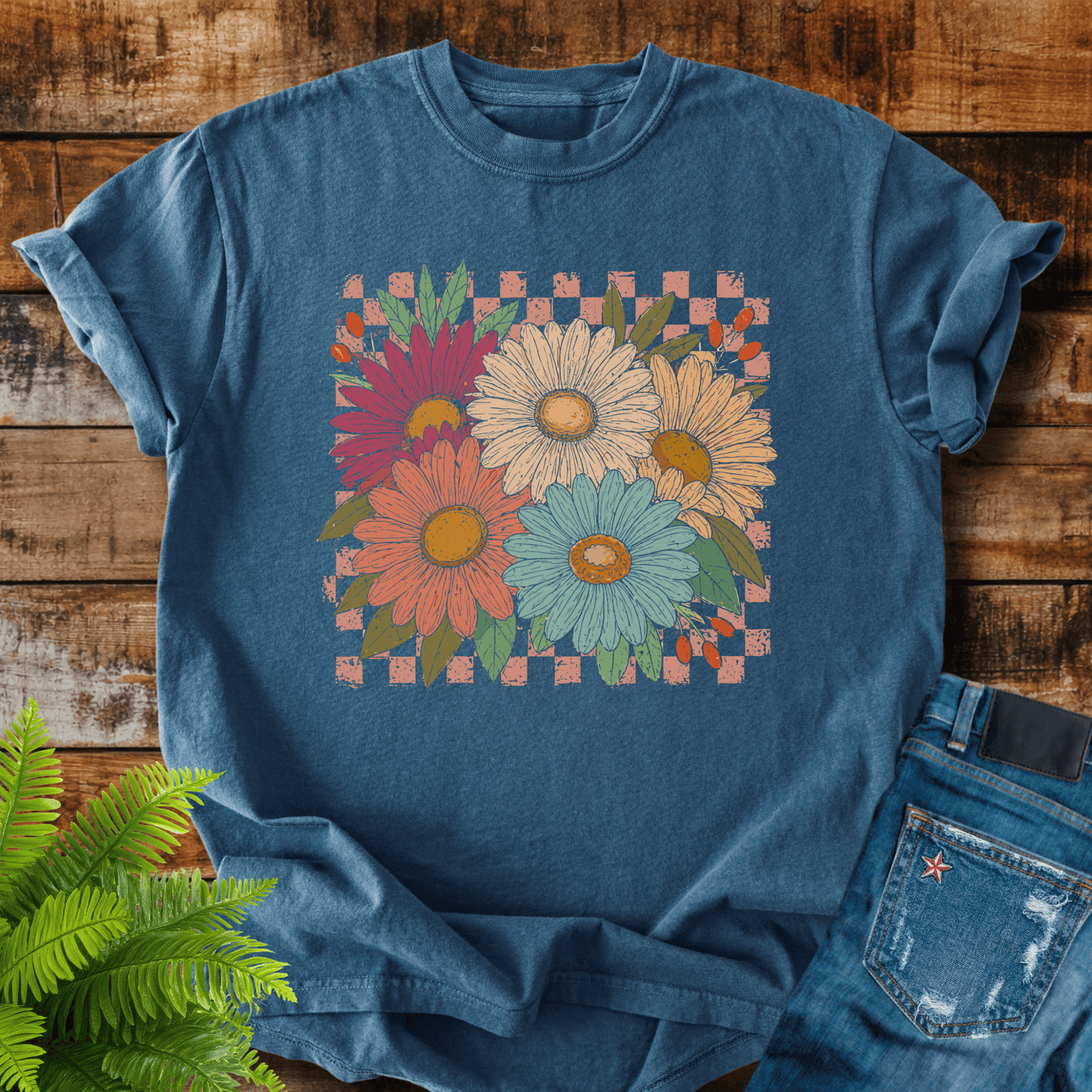 Retro Floral Bouquet T-shirt