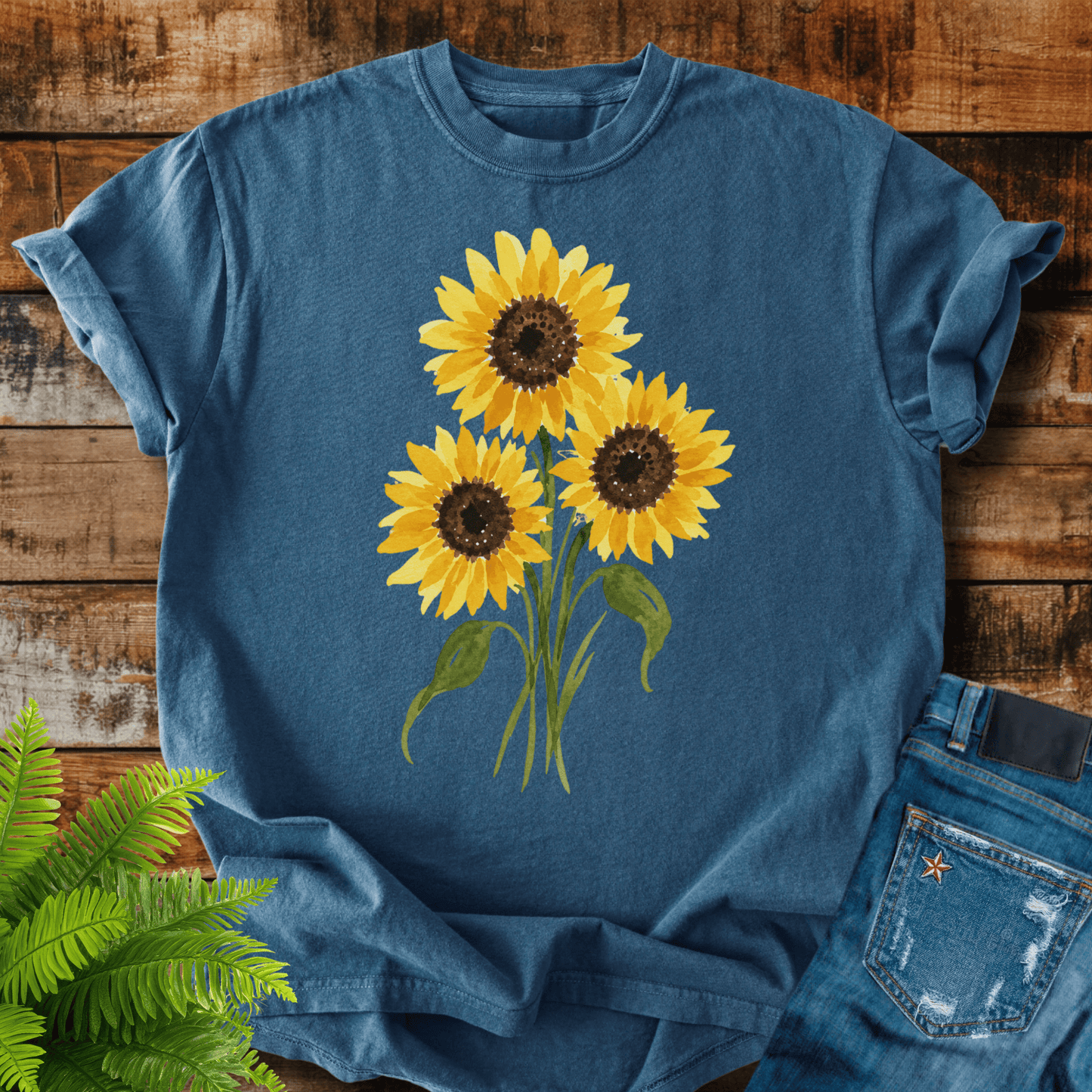 Watercolor Sunflowers T-shirt