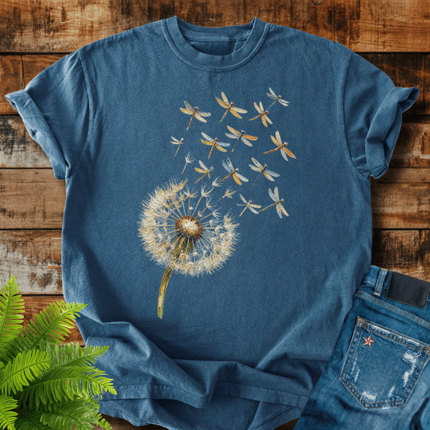 Dandelion Dragonflies T-shirt