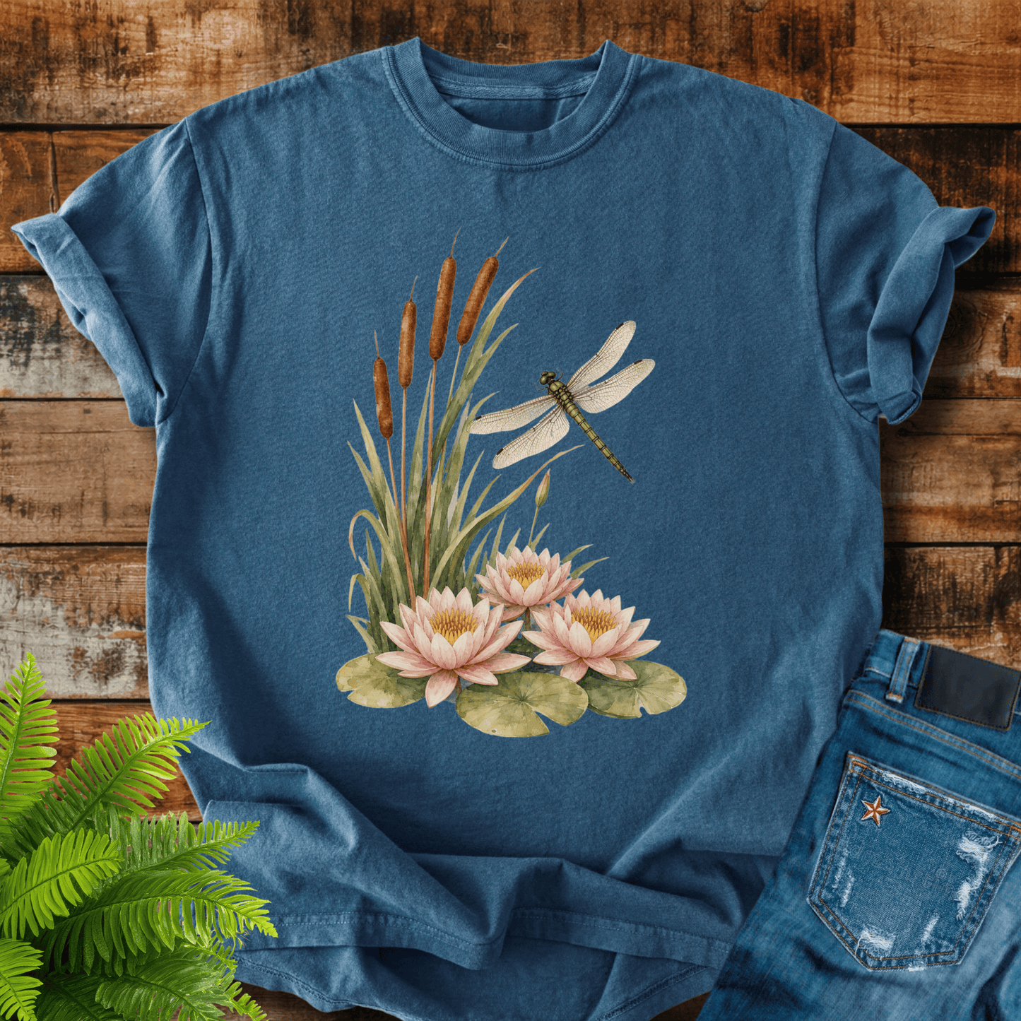 Dragonfly Lilies T-shirt
