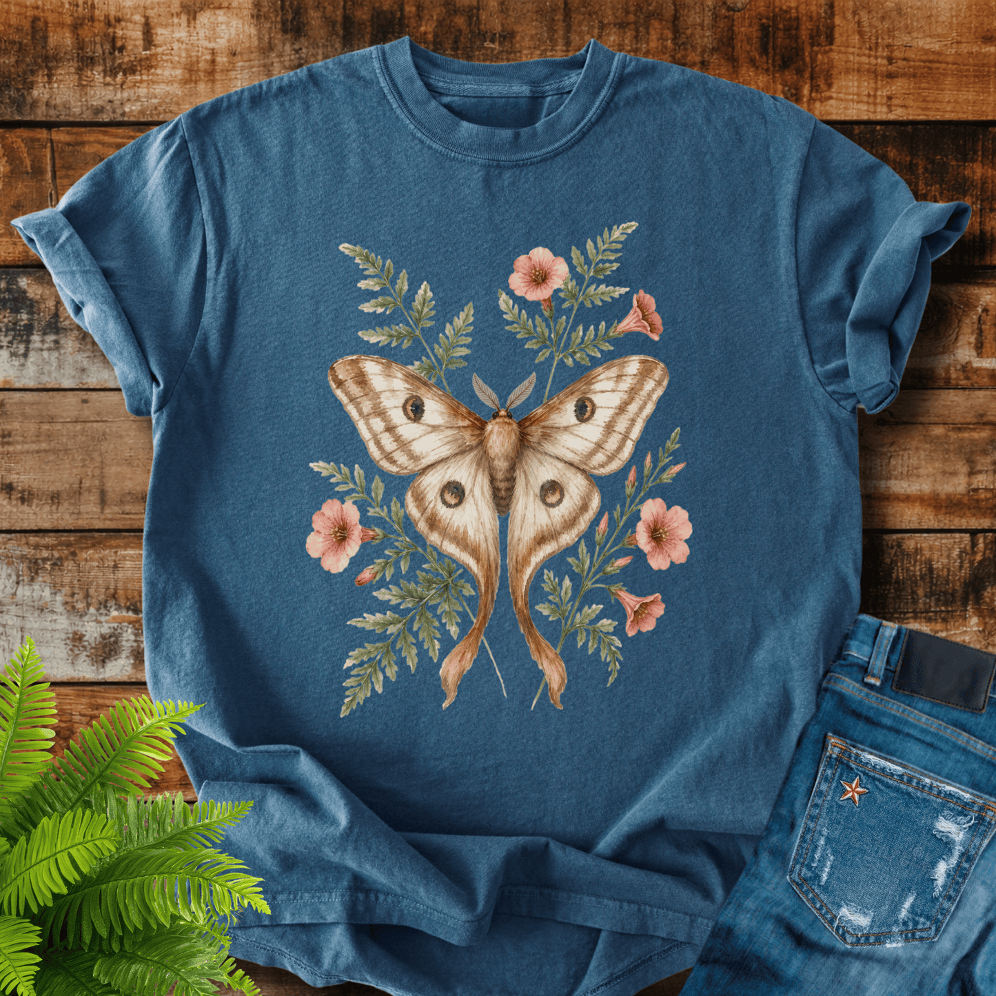 Floral Moth T-shirt