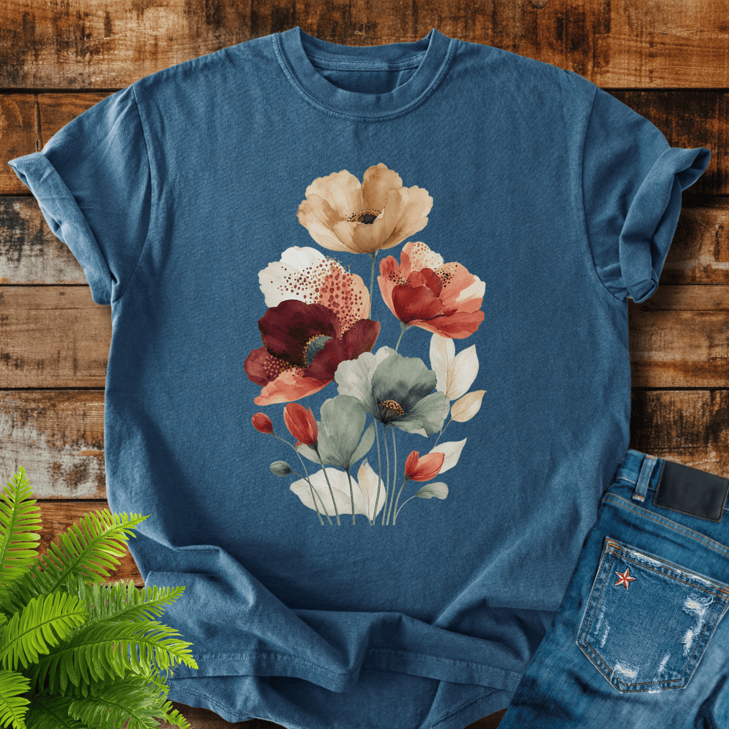 Watercolor Poppies T-shirt