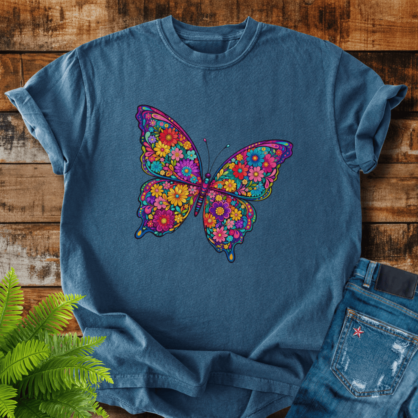 Floral Butterfly T-shirt