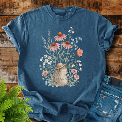 Floral Hedgehog T-shirt
