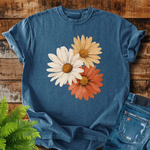 Vintage Daisy Trio T-shirt