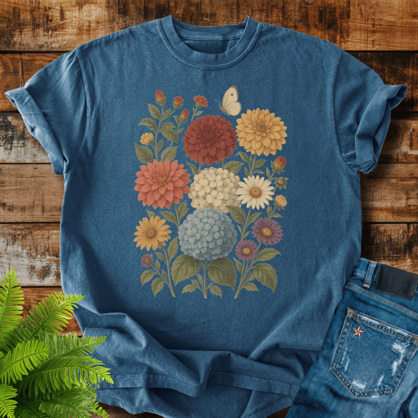 Vintage Floral Bouquet T-shirt