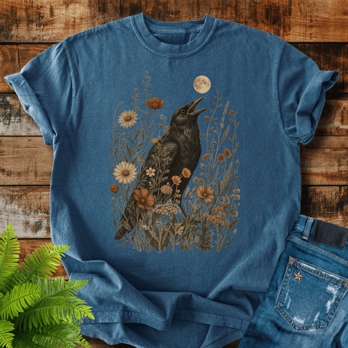 Moonlit Raven T-shirt