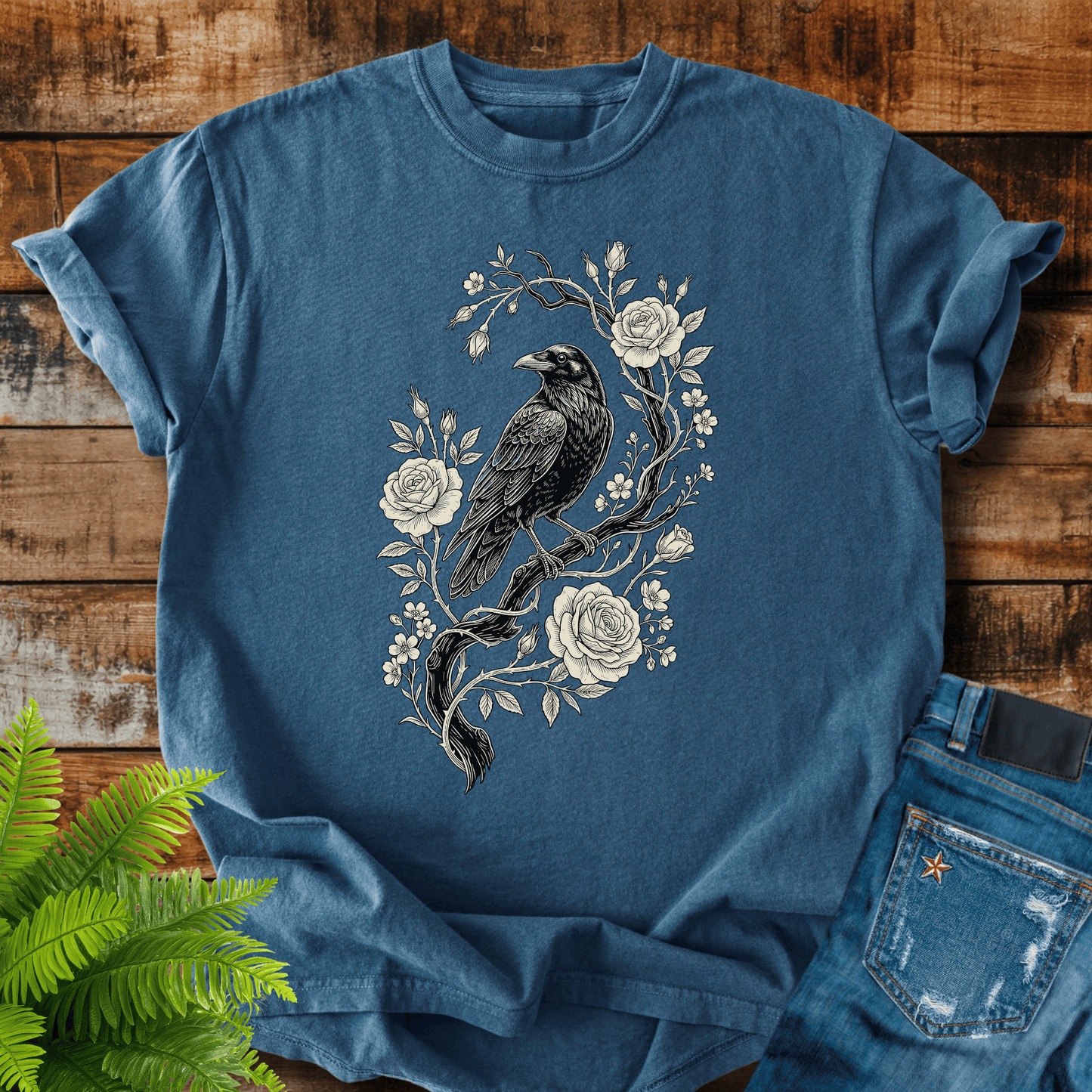 Raven Roses T-shirt