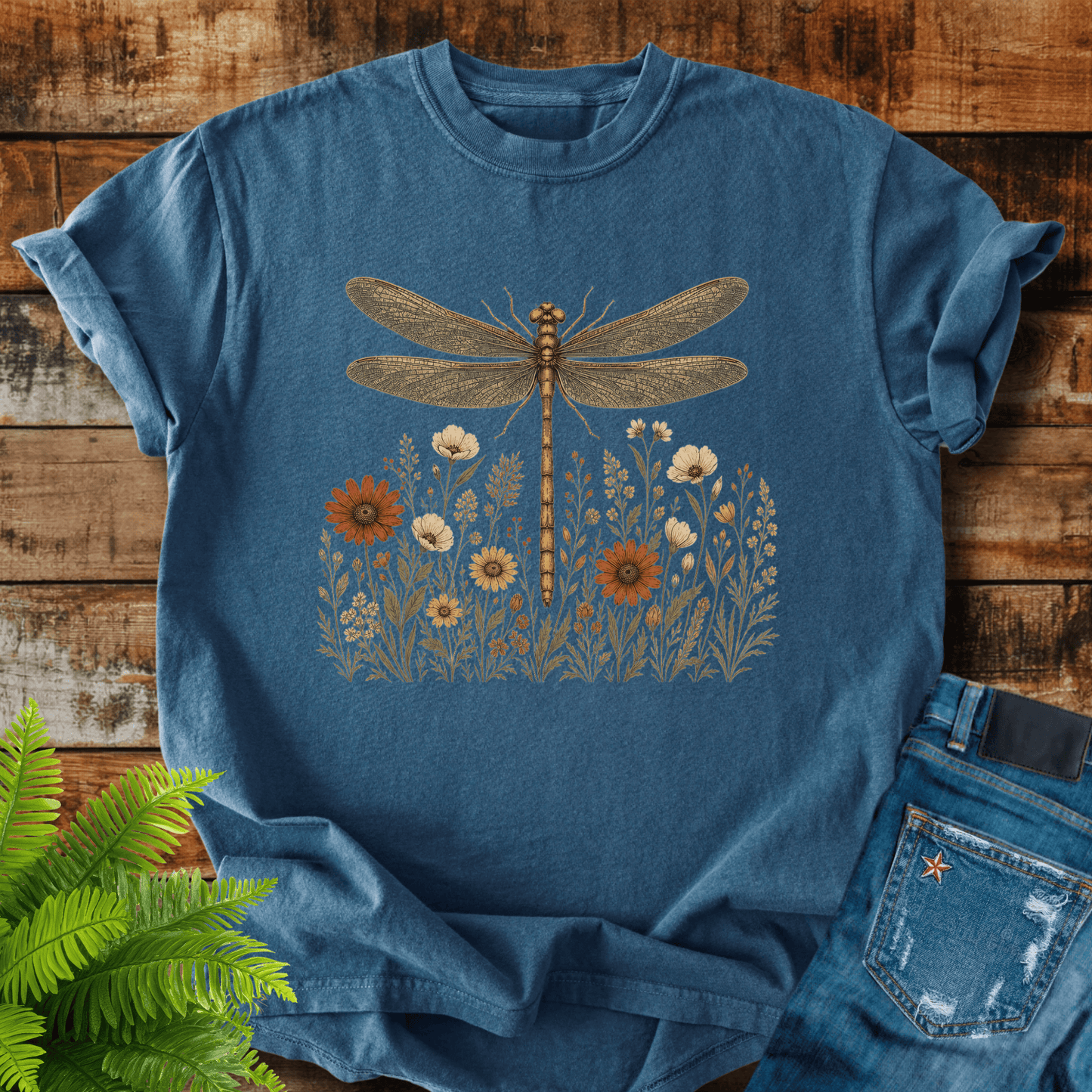 Dragonfly Wildflowers T-shirt