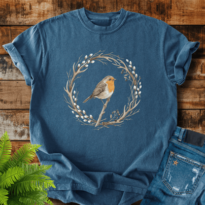 Robin Wreath T-shirt