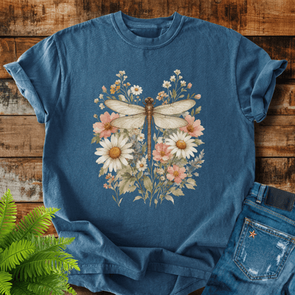Floral Dragonfly T-shirt