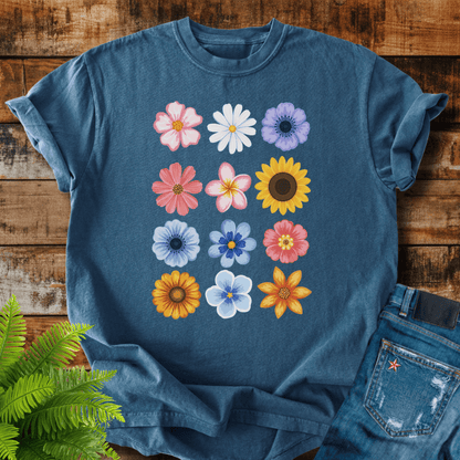 Colorful Flowers T-shirt
