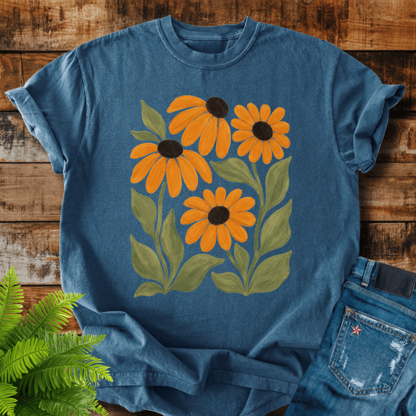 Orange Daisies T-shirt