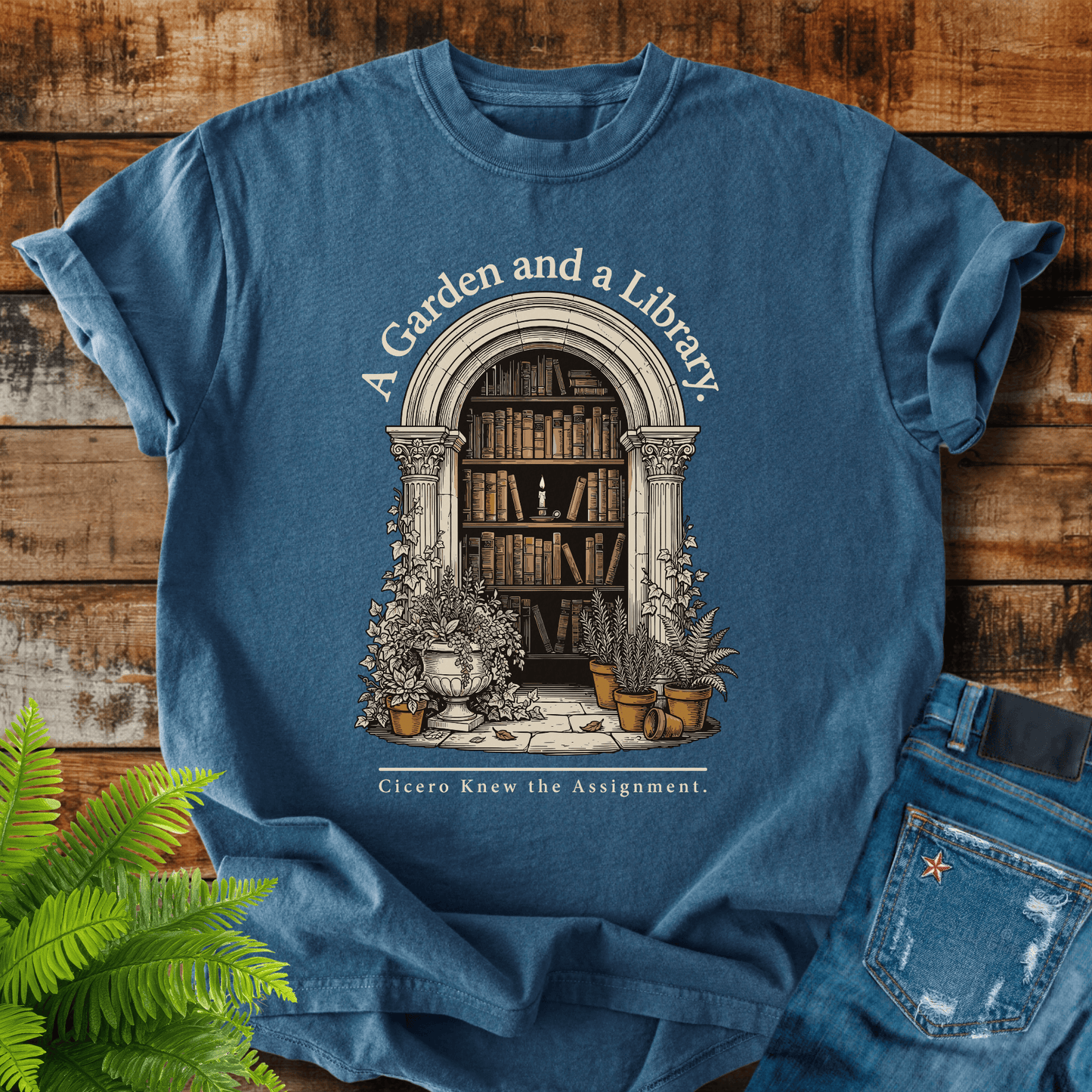 Garden Library T-shirt