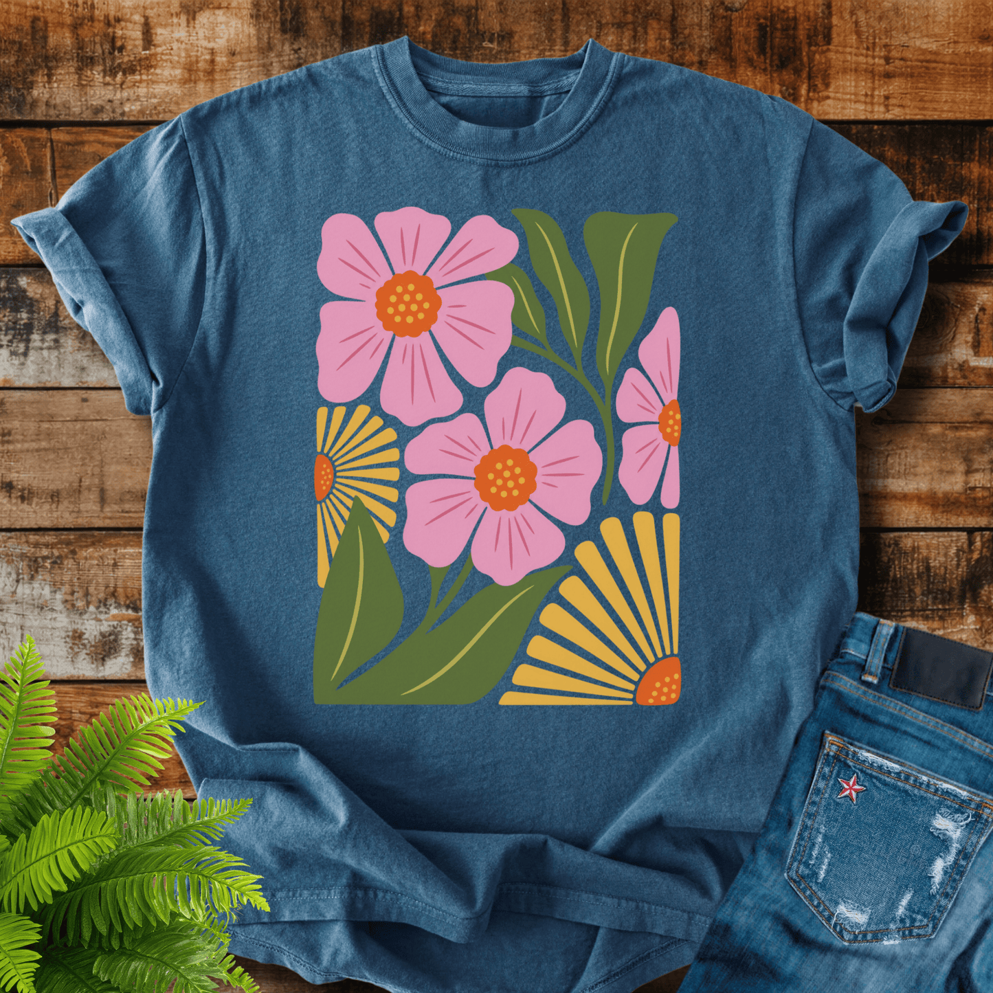 Pink Floral T-shirt