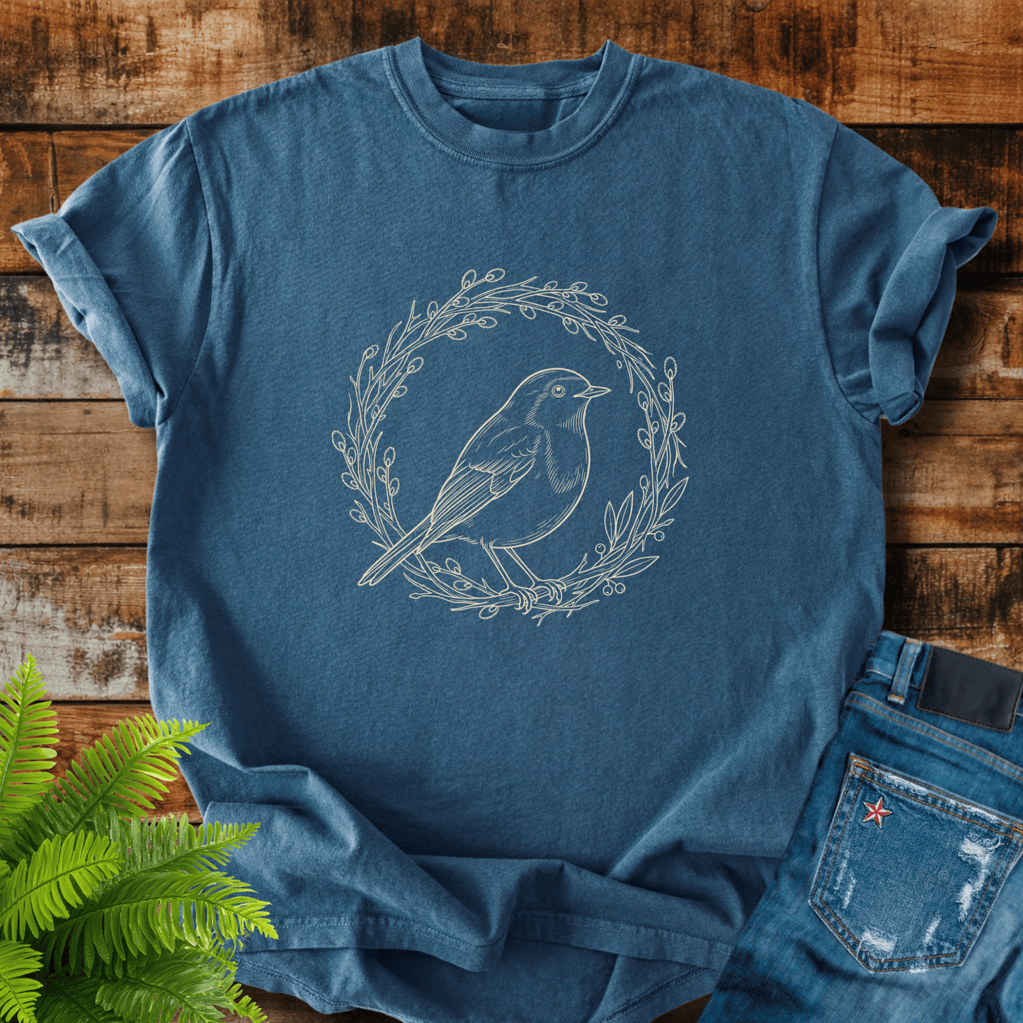 Bird Wreath T-shirt