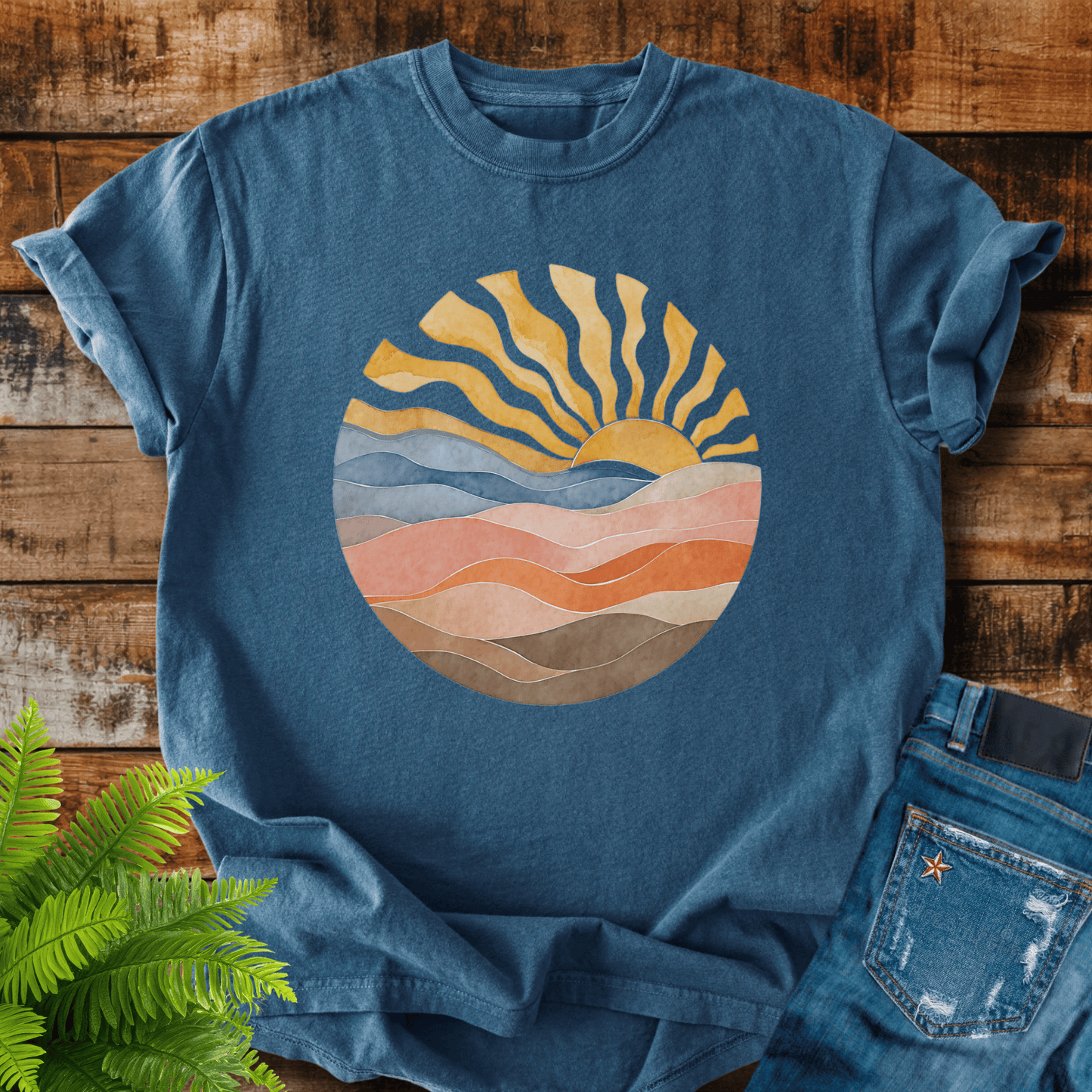 Abstract Sunrise T-shirt