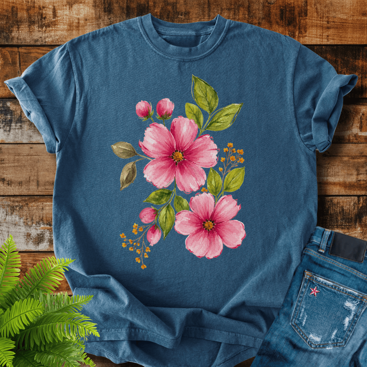 Pink Floral T-shirt