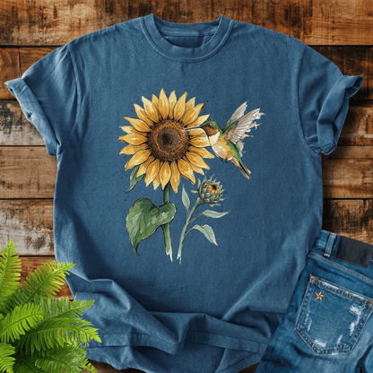Sunflower Hummingbird T-shirt
