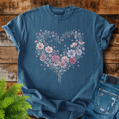 Floral Heart T-shirt