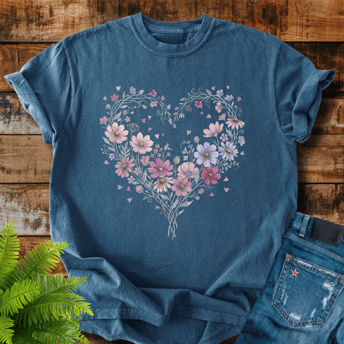 Floral Heart T-shirt