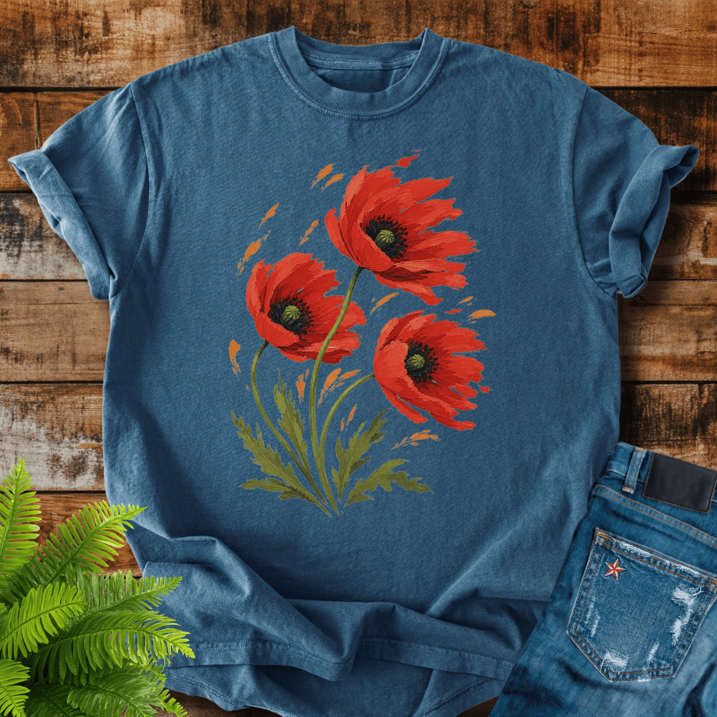 Red Poppies T-shirt