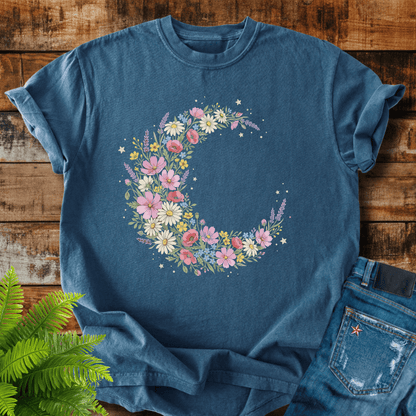 Floral Crescent T-shirt