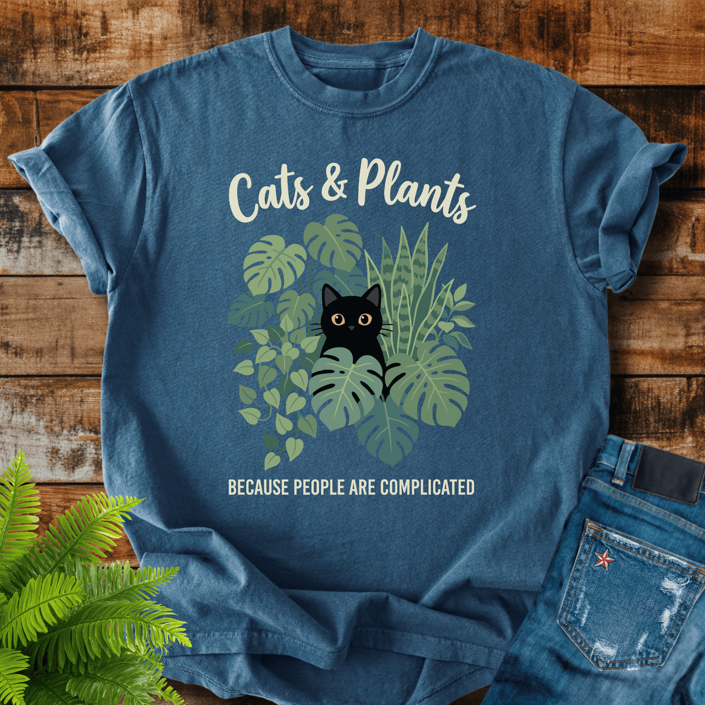 Cats And Plants T-shirt