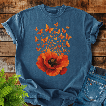 Poppy Butterflies T-shirt