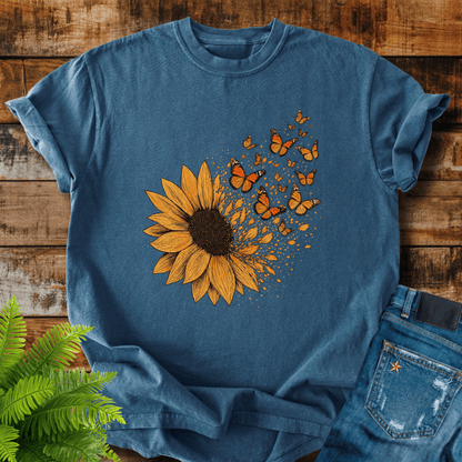 Sunflower Butterflies T-shirt