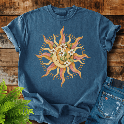 Floral Sun Moon T-shirt