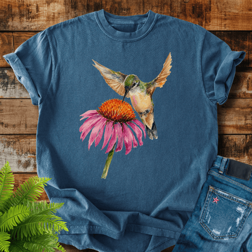 Hummingbird Flower T-shirt