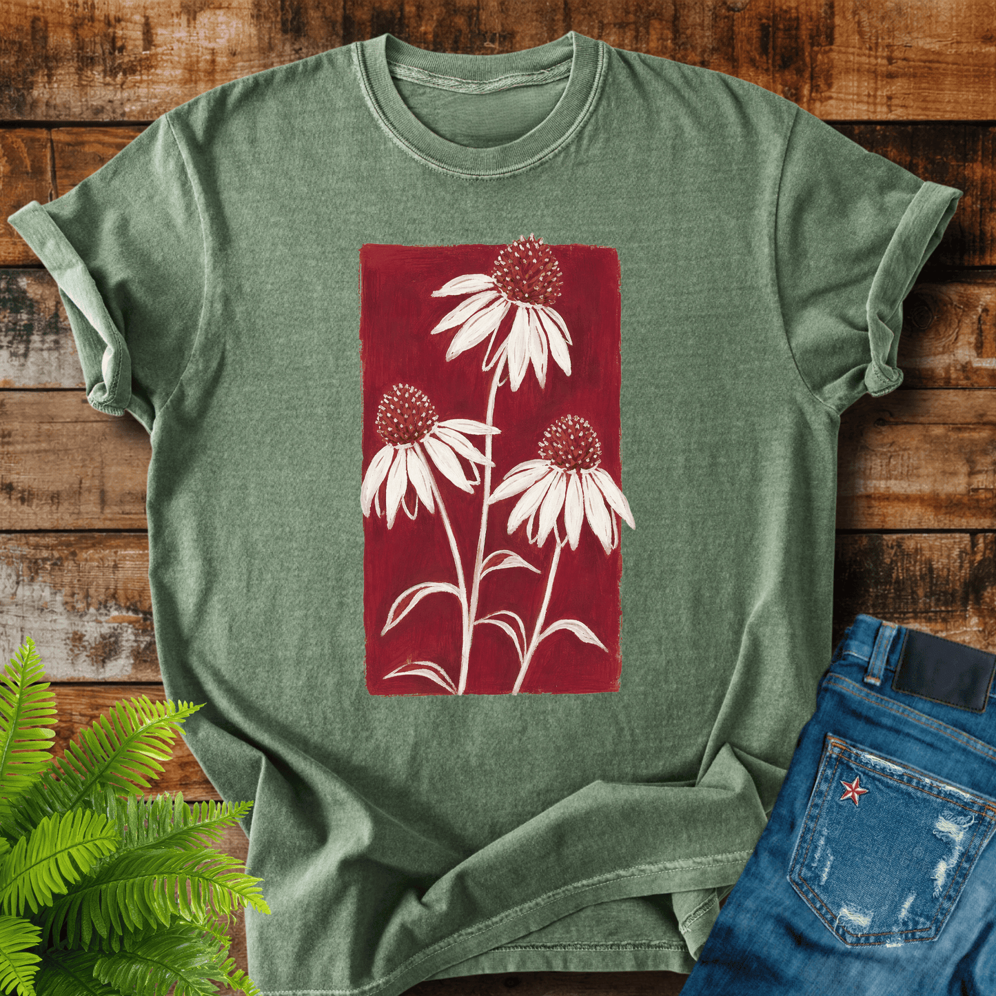Coneflower Trio T-shirt