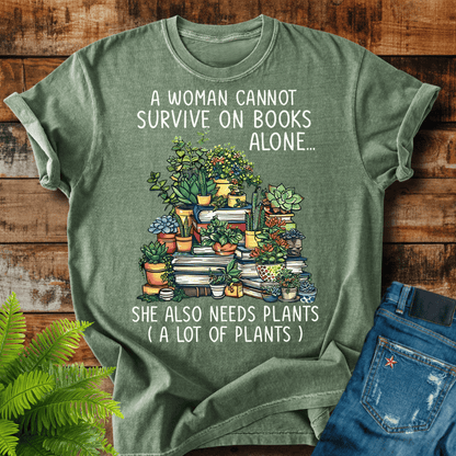 Books And Plants T-shirt
