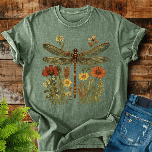 Dragonfly Wildflowers T-shirt