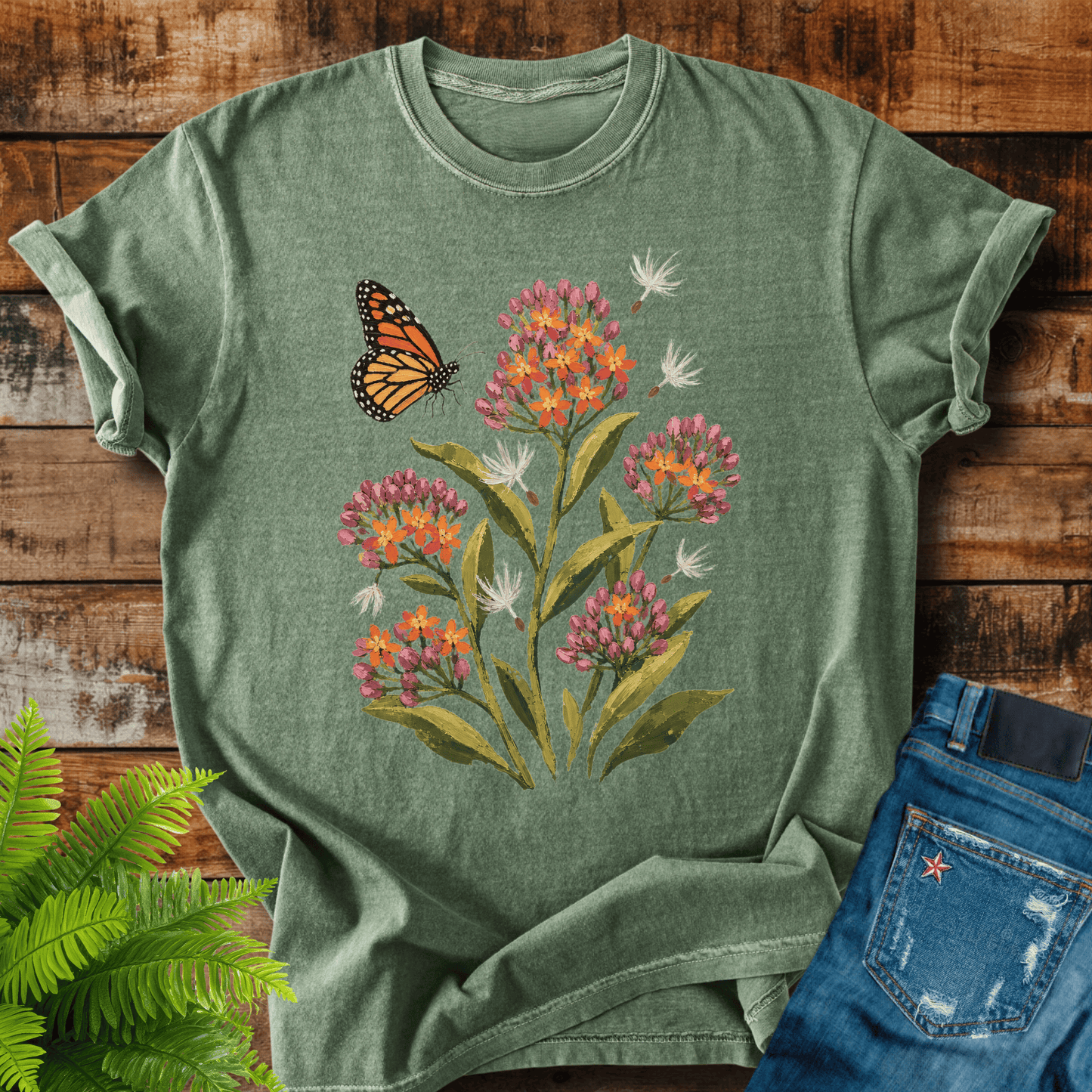 Monarch Wildflowers T-shirt