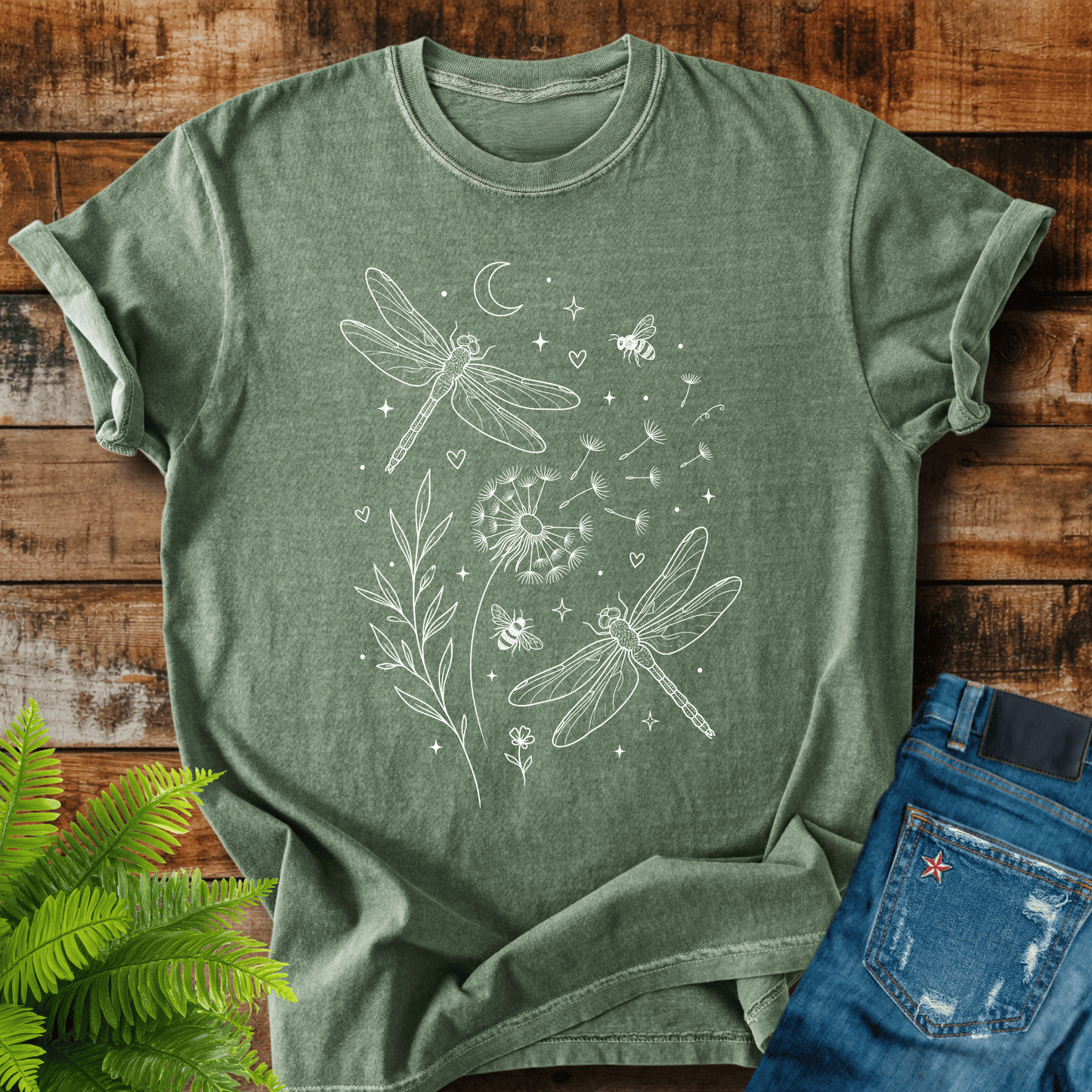 Dragonfly Dandelion T-shirt