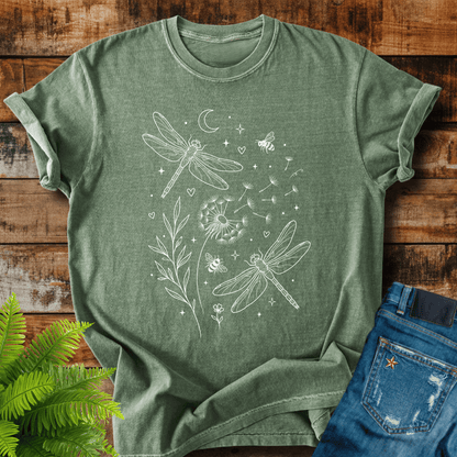 Dragonfly Dandelion T-shirt