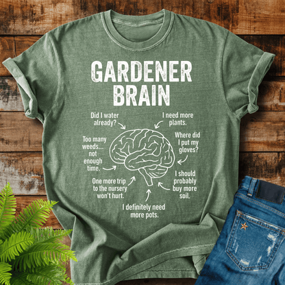 Gardener Brain T-shirt