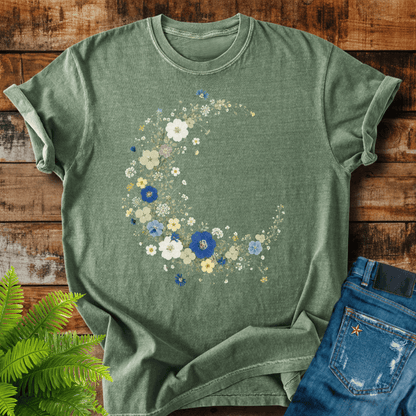 Floral Crescent T-shirt