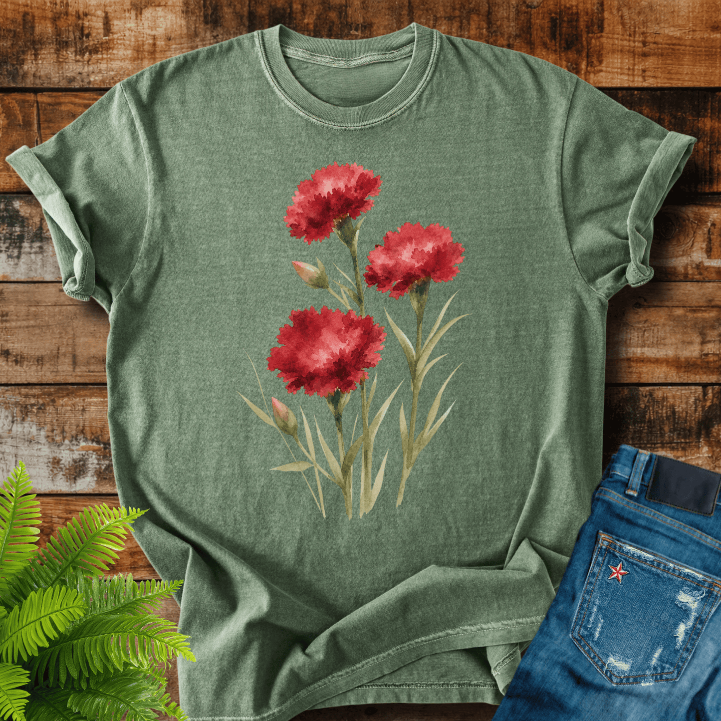 Red Carnations T-shirt