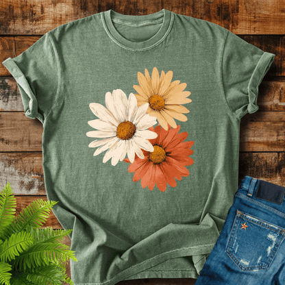 Vintage Daisy Trio T-shirt