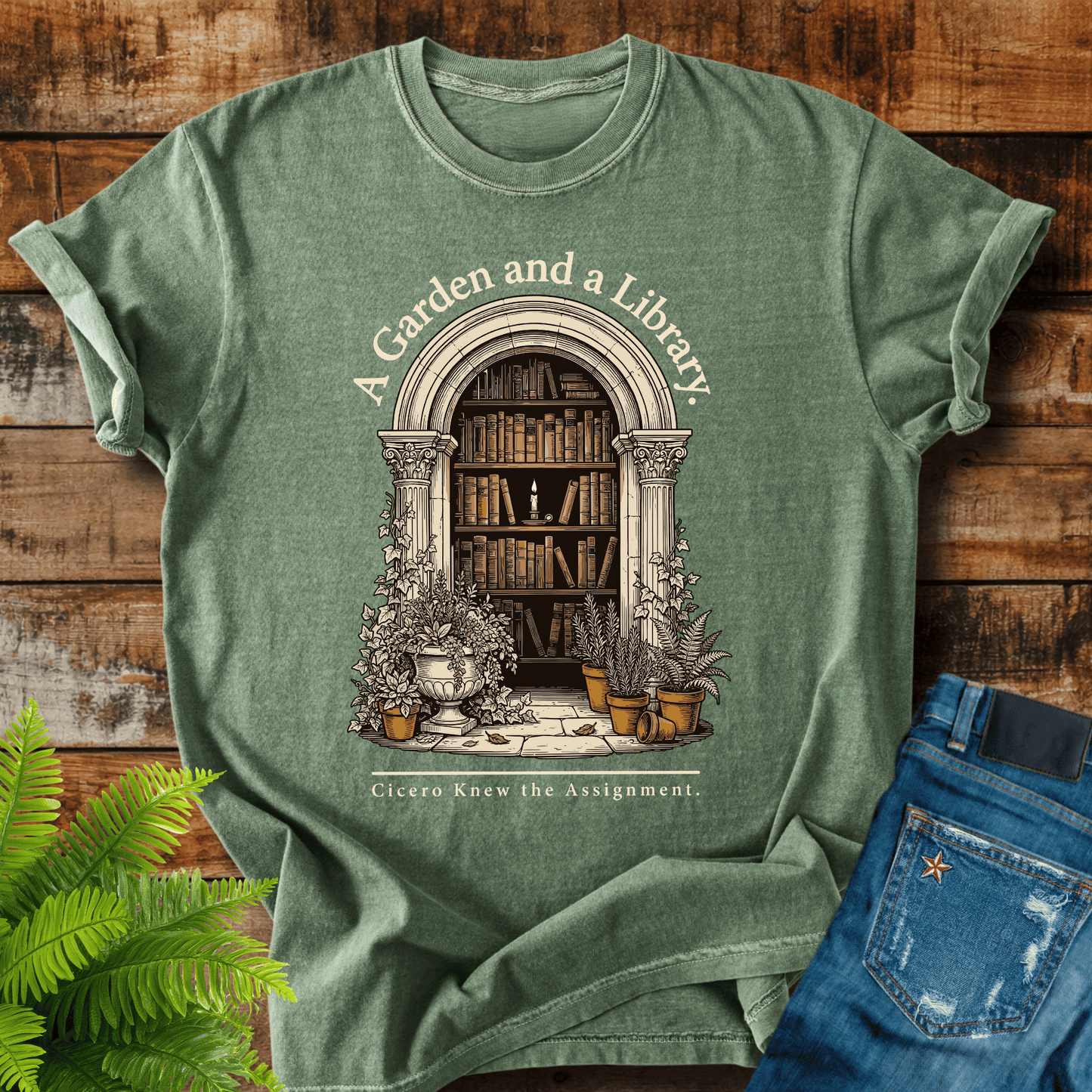 Garden Library T-shirt