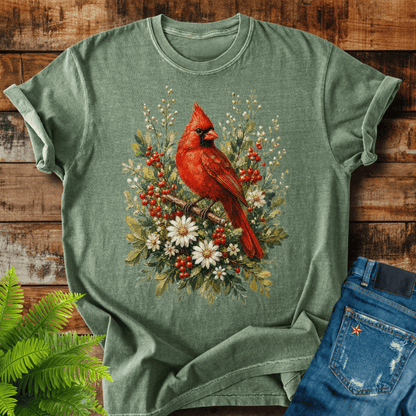 Cardinal Floral T-shirt