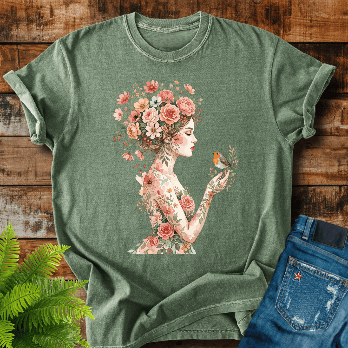 Floral Woman T-shirt