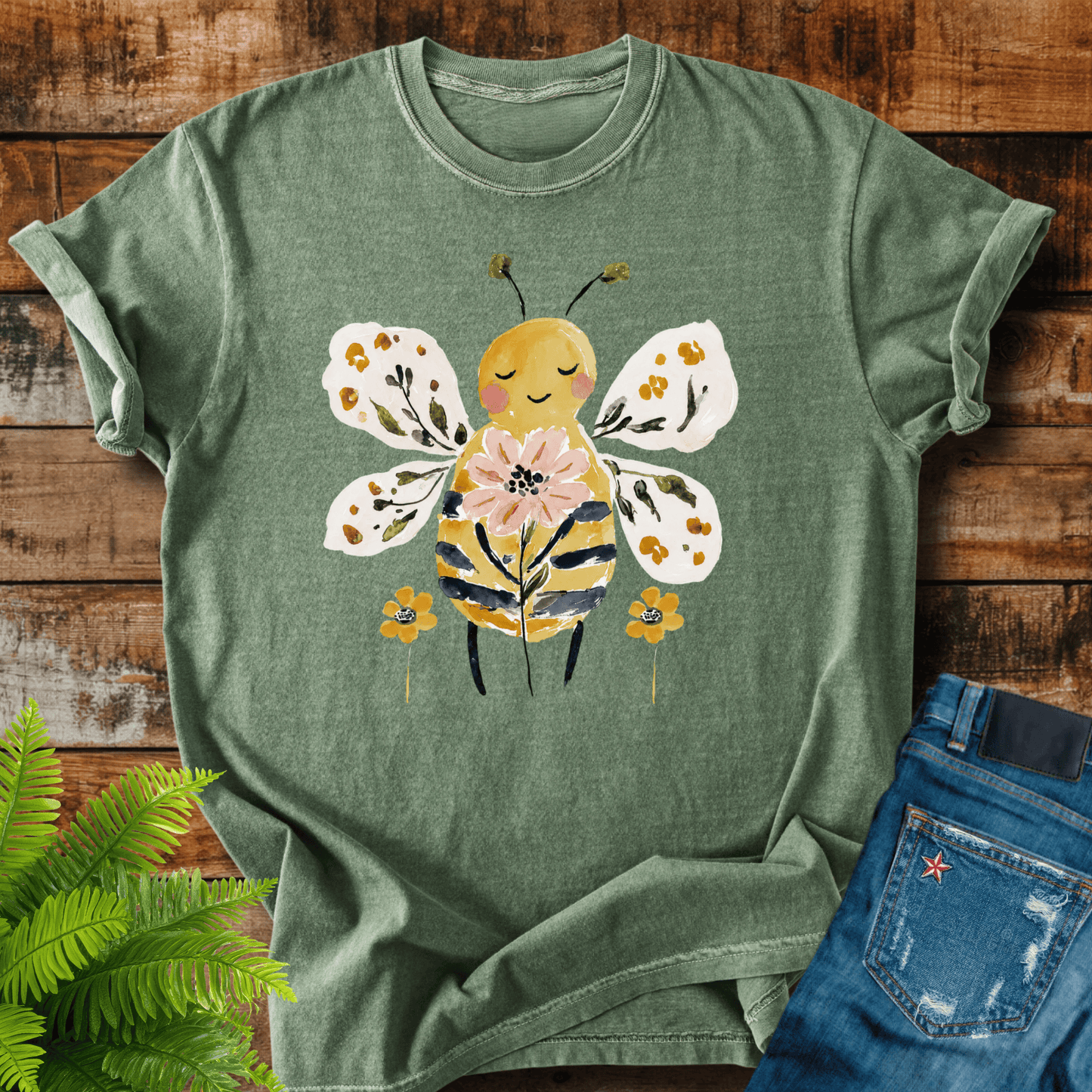 Floral Bumblebee T-shirt