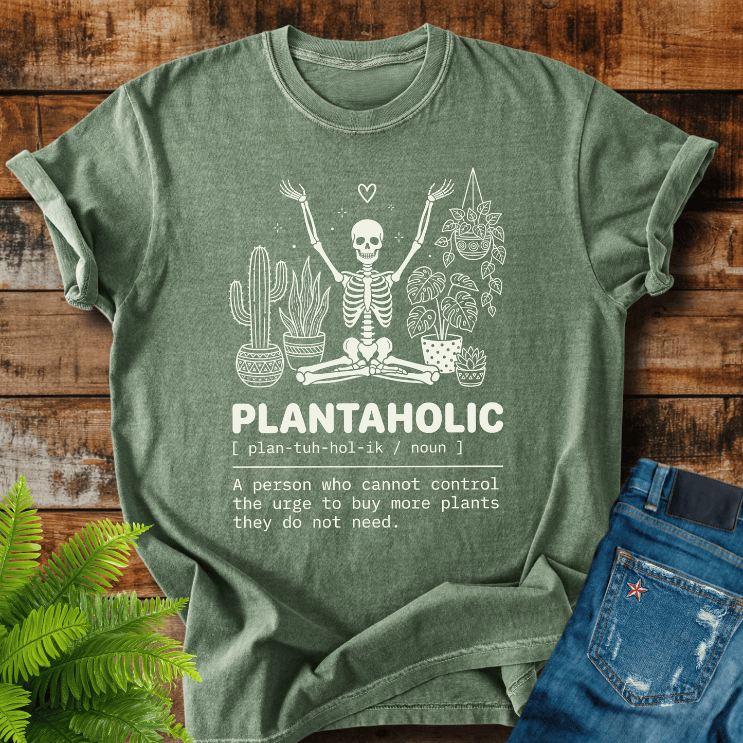 Plantaholic Definition T-shirt