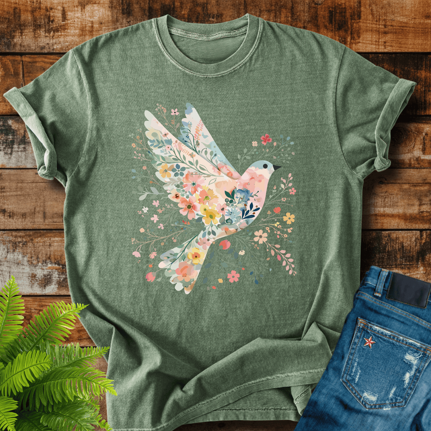 Floral Bird T-shirt